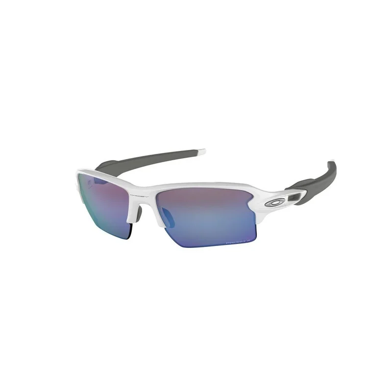 Oakley Flak 2.0 XL - Prizm Deep H2o Polarized, Hvid Sportsbriller