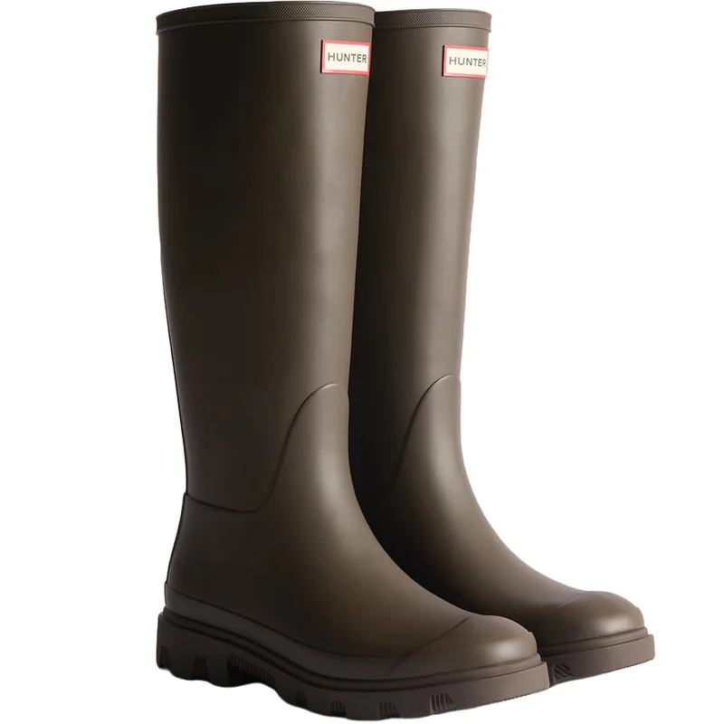 Hunter Boots Downpour Tall Boot Chocolate Brown