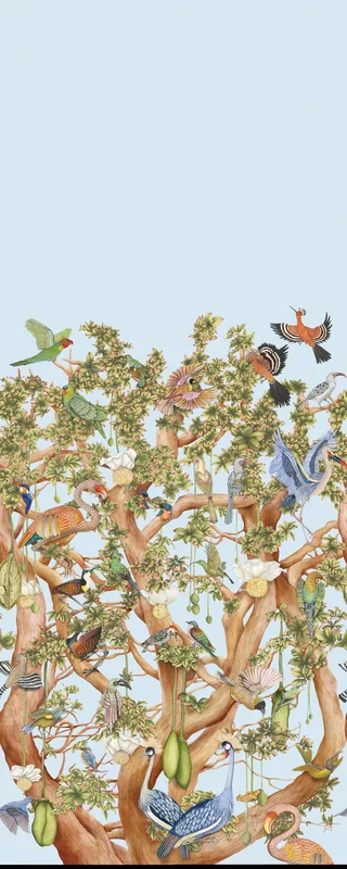 Tree of Life wallpaper - Cole & Son Sample / Sky Blue