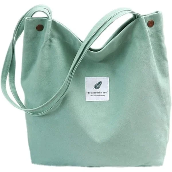 Shoulder Bag Student Bag Women's Canvas Bag Large Capacity Shoulder Bag Leisure Travel