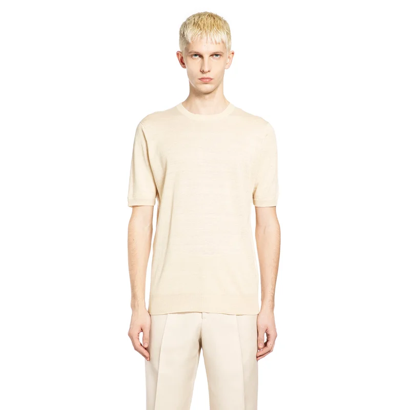 Silk Knit Short Sleeve T-shirt