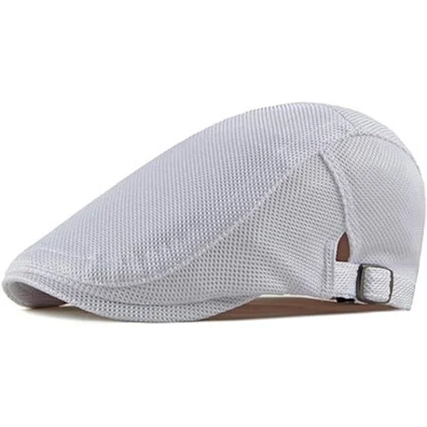 Mesh Golf Flat Caps Justerbar Andebille Hat Åndbar Gatsby Ivy Cap Kørsel Hat Ustruktureret Newsboy Beret Hat