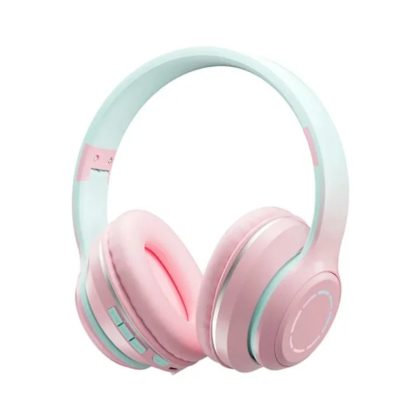 True Wireless Bluetooth Hörlurar Barn Trådlösa Bluetooth Hörlurar Snygga Söta Hörlurar Rosa