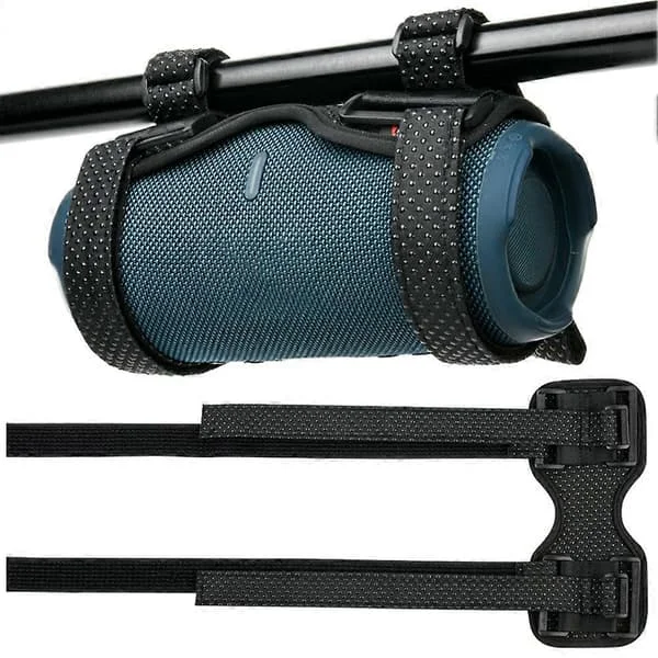 Högtalarhållare kompatibel med cykel/golfbil/båträcke, justerbar rem, cykelhögtalarfäste kompatibelt med JBL Flip 6 5 /Charge 5