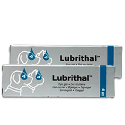 Lubrithal øjengel, tube med 15 gr.