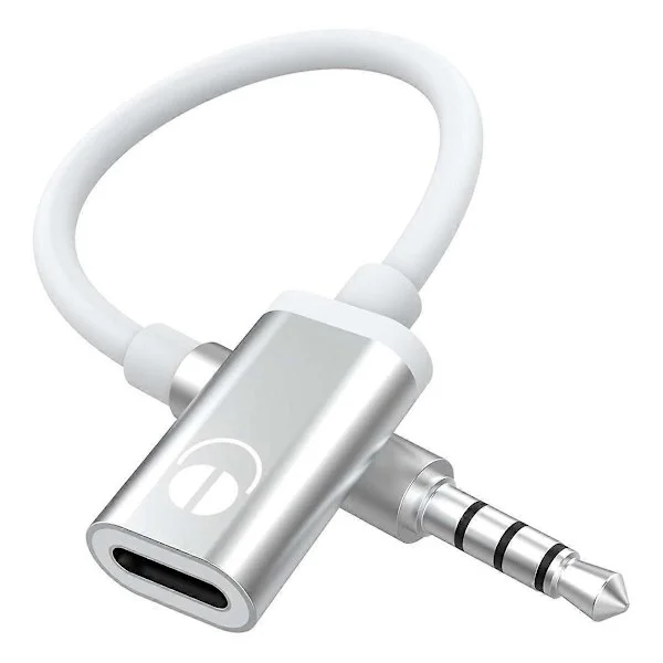 3,5 mm hann til Type C hunn lydkabel, analog lydjack hodetelefon lydadapter for MP3-spiller, bærbar PC, nettbrett C