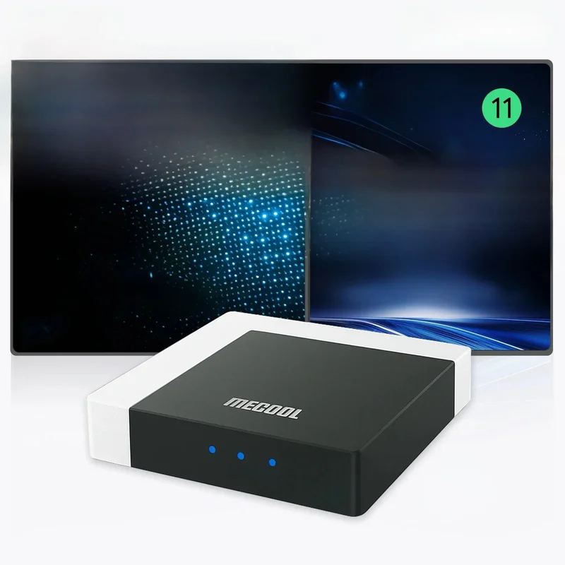 AliExpress - KM7 Plus MECOOL Android TV Box Android 11 Netflix 4K Google-Zertifiziert 2GB RAM DDR4 16GB ROM 100M LAN S905Y4 Home Media Player