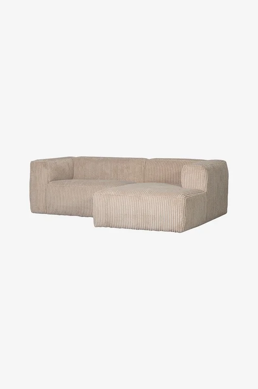 WOOOD - Sjeselong Sofa Bean - Beige - Sofaer med sjeselong - Fra Homeroom