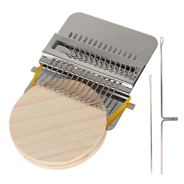 Mini Darning Loom Machine Pieni Mender Loom Darning Machine Diy Vaatteiden Ompele Pieni Loom10 Hooksaespa