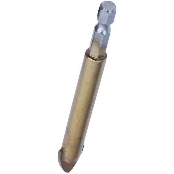 6PCS 4/5/6/8/10/12mm Titanium Drill Countersink Screw Drill Bits For Glass Ceramic Tile