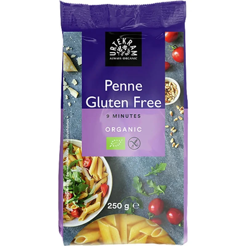 3 for 2 - Urtekram Penne glutenfri Ø 250 g, Helse & Madvarer, Pasta, Ris & Bælgfrugter, Pasta & Nudler