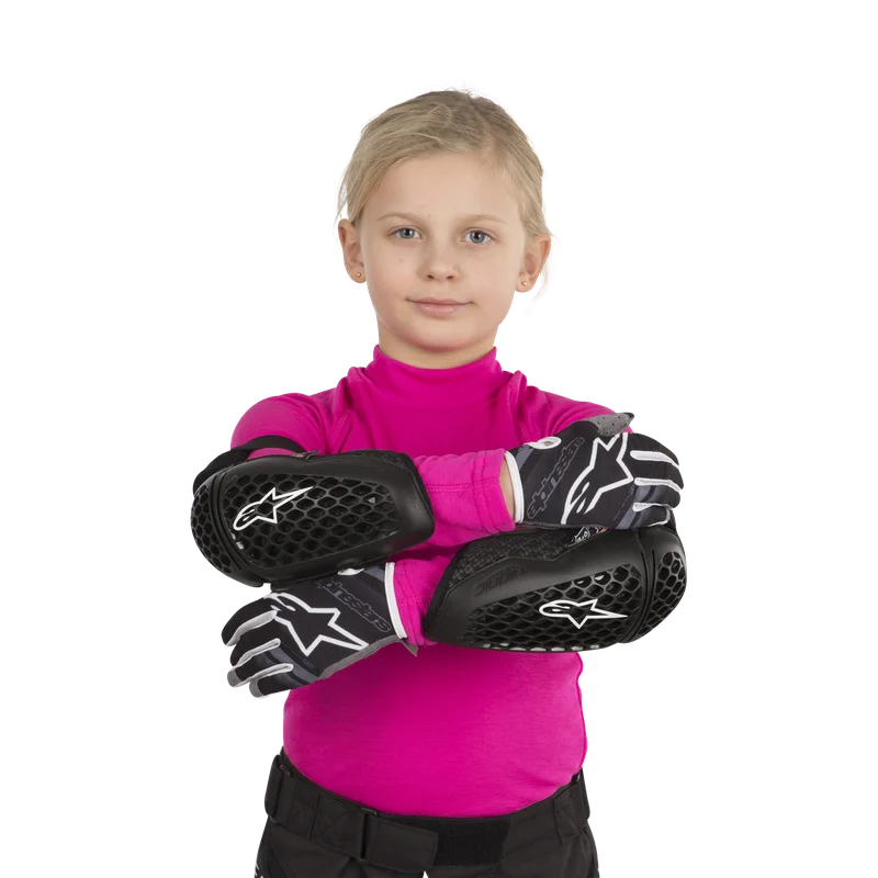 Coudières Enfant Alpinestars Bionic Plus Noires L/XL