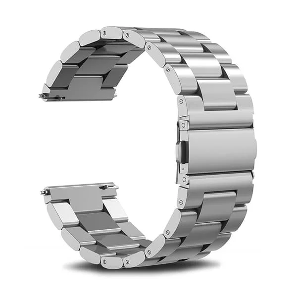 【NX】Seiko-ranneke 24mm hopea ruostumaton teräs kellon ranneke