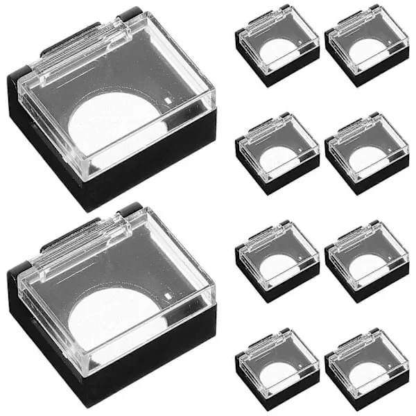 10 Pcs Push Button Switch Guards Safety Switch Covers Push Button Plastic Protectors