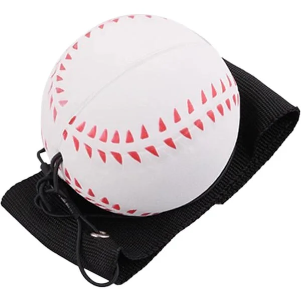 Ranneke pallo pomppii, sulkapallo narussa, ranteen palautuspallo urheilu rannepallot ranneke pallo, harjoitukset reaktioon baseball baseball
