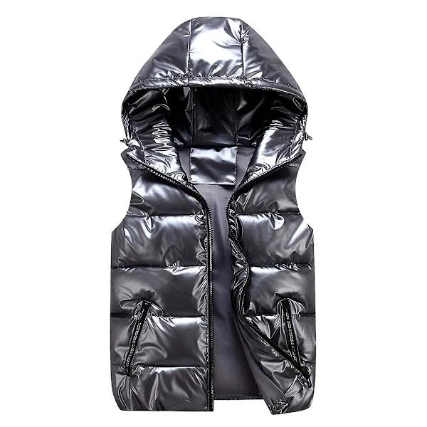 liktaa Unisex hiny Waterproof leeveless Jacket Lightweight Puffer Vest