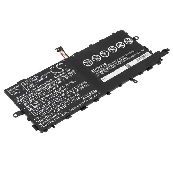 Akku Tabletti varten Lenovo ThinkPad X1 Tablet, X1 Tablet (20GGA00K00) ja muut.