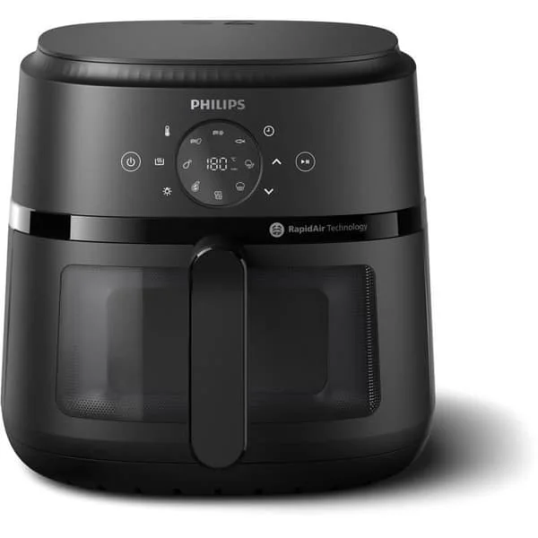 Luftfritös - PHILIPS - NA230/00 - Airfryer Serie 2000 6.2L - 13 tillagningslägen - tillagningsfönster - 1500W - Svart