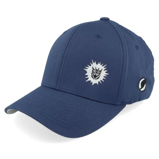 Transformers - Ble flexfit Czapka Z Daszkiem - Splash Shield Decepticons Navy Stretch Fit @ Hatstore