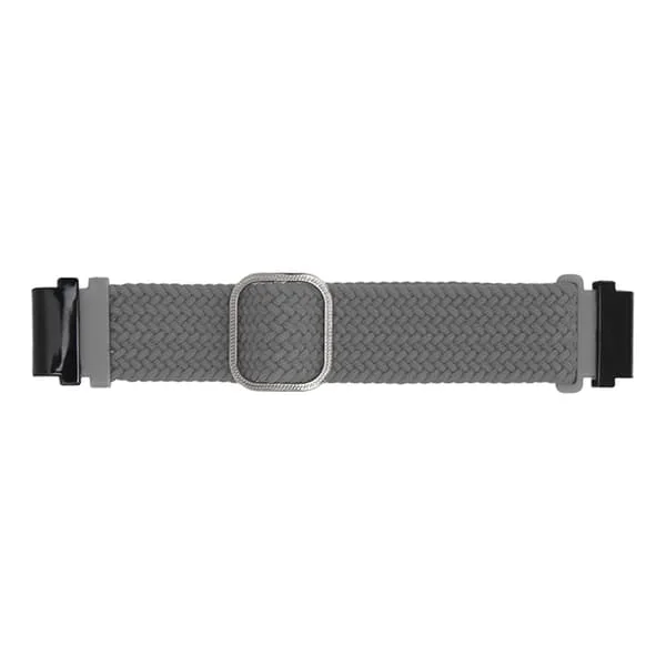 Urrem Vævet Nylon Størrelse Justerbar Urrem Urrem til Garmin Fenix 7S 6S 5S Grå