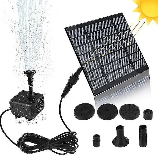 Solar Dam Pumpe Fontene Pumpe Solar Pumpe Hagefontene Vannfunksjon Fontene Pumpe Fontene
