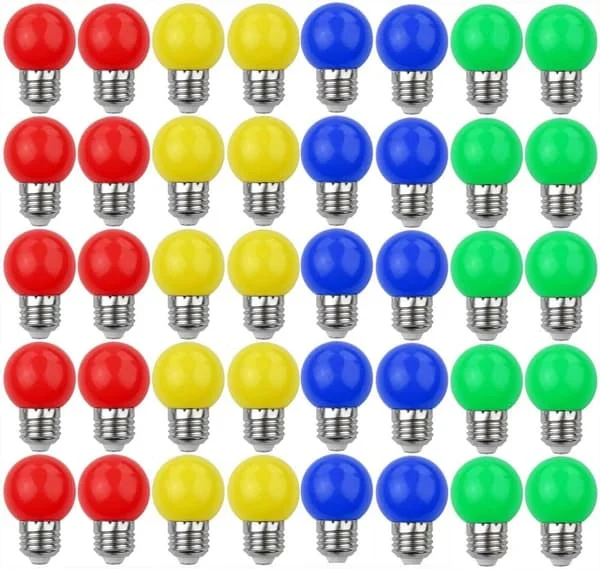 Värilliset LED-lamput E27 3W30W Koriste- ja designlamppu 240 lumenia