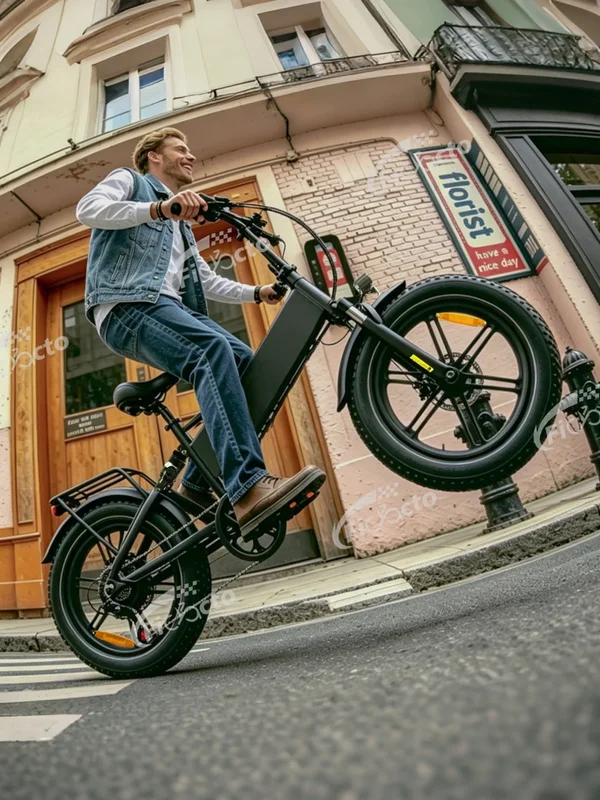 AliExpress - Elektrofahrrad PEAK 1000W E-Bike 48V 15AH Akku Faltbares E-Bike, Vollfederung, Hydraulische Bremsen Rücklicht, Scheinwerfer, Blinker 