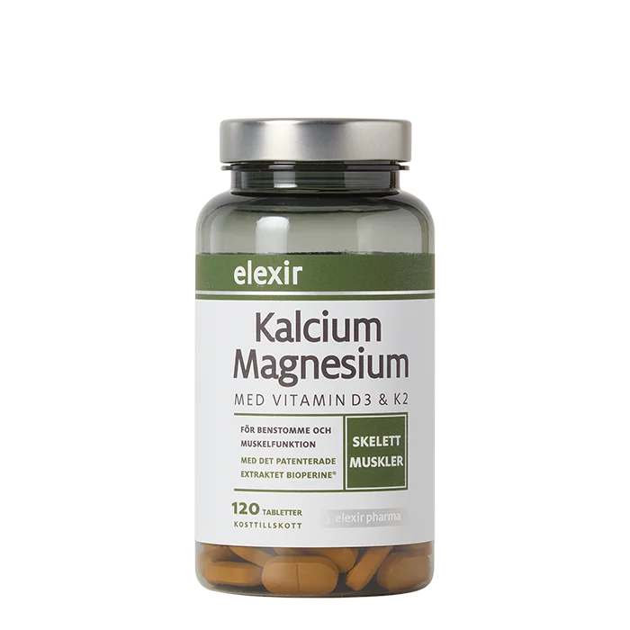 Elexir Pharma Kalcium Magnesium 120 tabletter