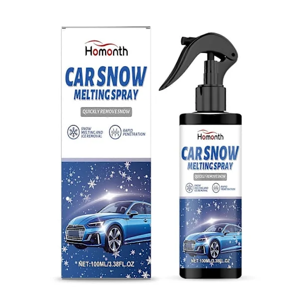 Avrimingsspray for kjøleskap og fryser Praktisk langtidsfrostvæske for glass