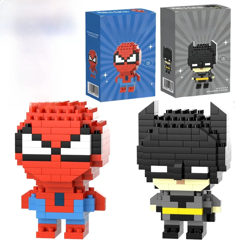 AliExpress - Marvel Spider Man Baustein Deadpool Venom Iron Man Figur Marvel Legends Cartoon Charakter Modell Spielzeug für Kinder Geschenke