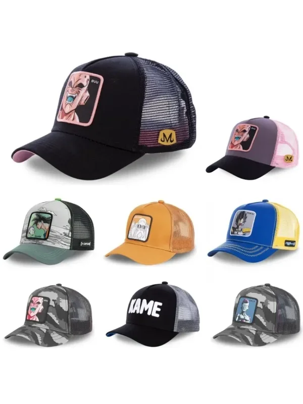 AliExpress - Nouveau Dragon Ball Son Goku casquette été voyage casquette à visière hommes broderie Hip-Hop casquette Style pare-soleil réglable 