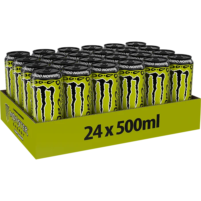 24 x Monster Energy 50 cl Lando Norris Zero Sugar