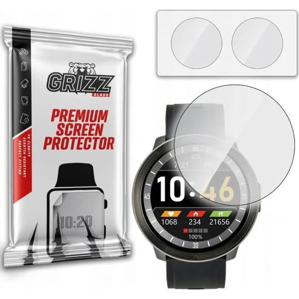 Glas för aktivitetsarmband - skärm för aktivitetsarmband Grizzglass Hybridglas för Watchmark WM18
