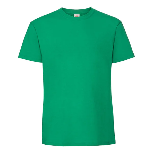 Fruit Of The Loom Herr Iconic Premium Ringspun Bomulls T-shirt S