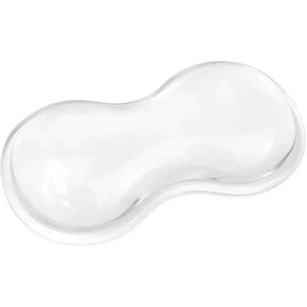 Tydligt handledsstöd för mus, ergonomisk gel-handledsstödsplatta, sval komfort, mjuk handledssmärta lindrande kudde, handledsstöd för mus