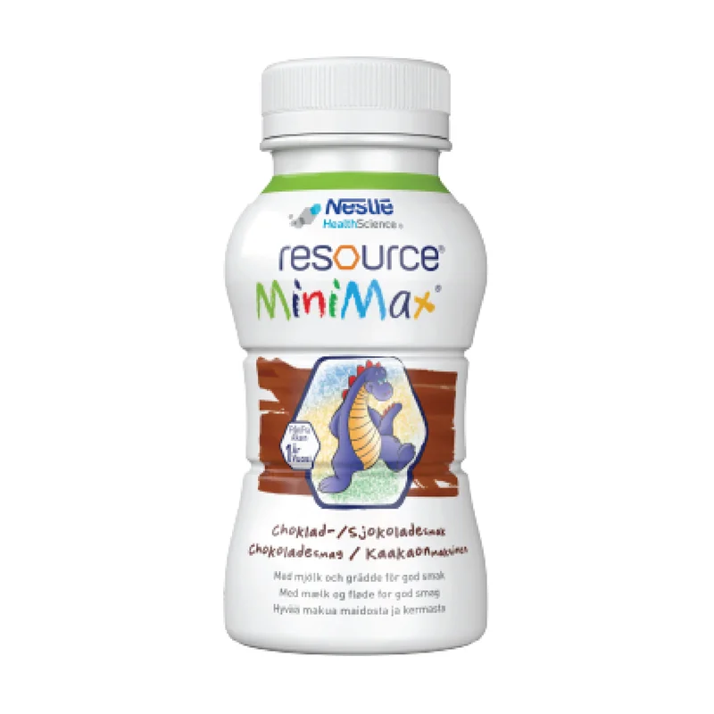 Resource MiniMax Næringsdrikk for barn, Sjokolade, 2x200 ml