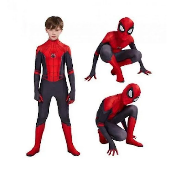 Børne Spiderman Cosplay Kostume Far From Home Spiderman Kostume Halloween Cosplay Kostume