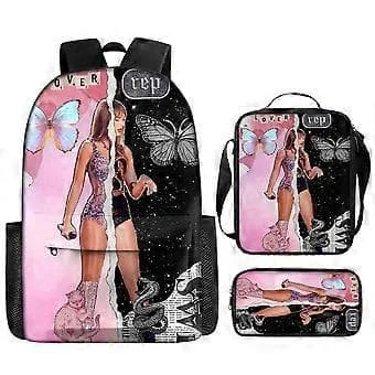 Taylor Swift Elementary School Backpack Kids Cartoon Backpack Anime Backpack Shoulder Bag 11 -NMAOV