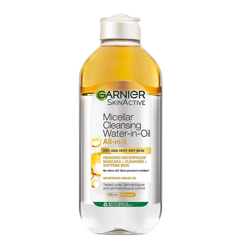 Garnier Micellar Cleansing Water-in Oil All-in-1 400 MLT, Hudpleje, Renseprodukter, Micellar Water