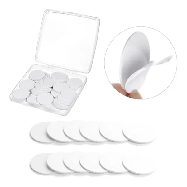 60 Pcs NFC Tags Ntag 215 NFC Sticker Chip Round NFC Tags Rewritable NFC Cards Self-Adhesive Back NFC-Enabled C