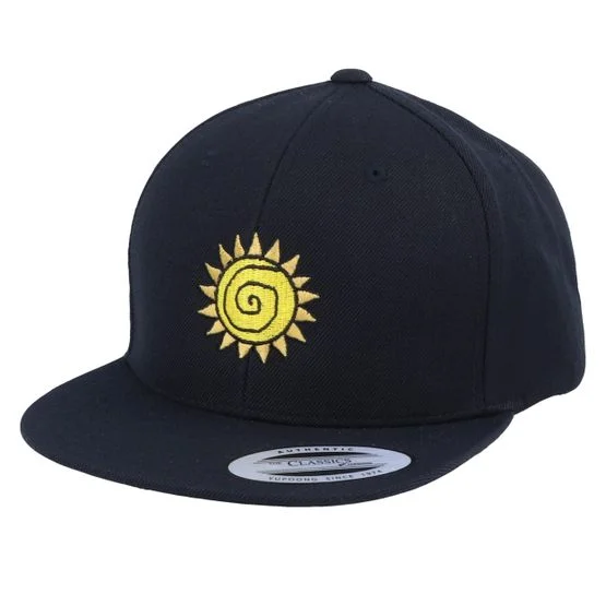 Kiddo Cap - Schwarz snapback Cap - Kids Sun Black Snapback @ Hatstore