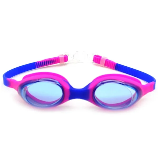 Svømmebriller for barn, pakke med 1 svømmebrille for barn og tenåringer, anti-dugg anti-UV ungdoms svømmebriller lekkasjesikre