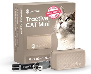 Tractive Tractive GPS CAT Mini - Brown - CAT Mini – GPS-halsband till katt med hälsospårning