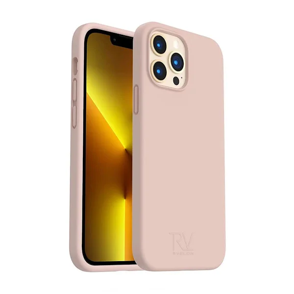 iPhone 13 Pro Max Skal - Silikon Beige Rvelon