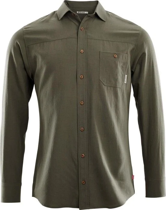 Aclima Woven Wool Shirt Man Ranger Green