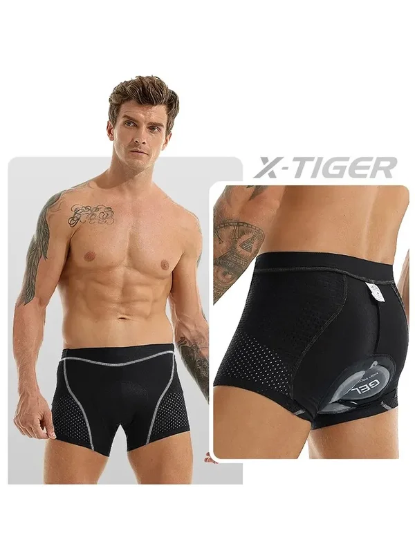 AliExpress - X-TIGER Heren Fietsondergoed met 5D Gel Gedempte MTB Boxer Fietsbroek Wegwielrennen Ondergoed Fietsuitrusting