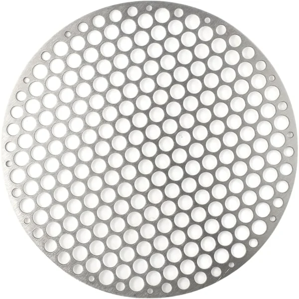 Rund grillgaller i rostfritt stål, runt nätgrillgaller, runt grillgaller (20 cm)
