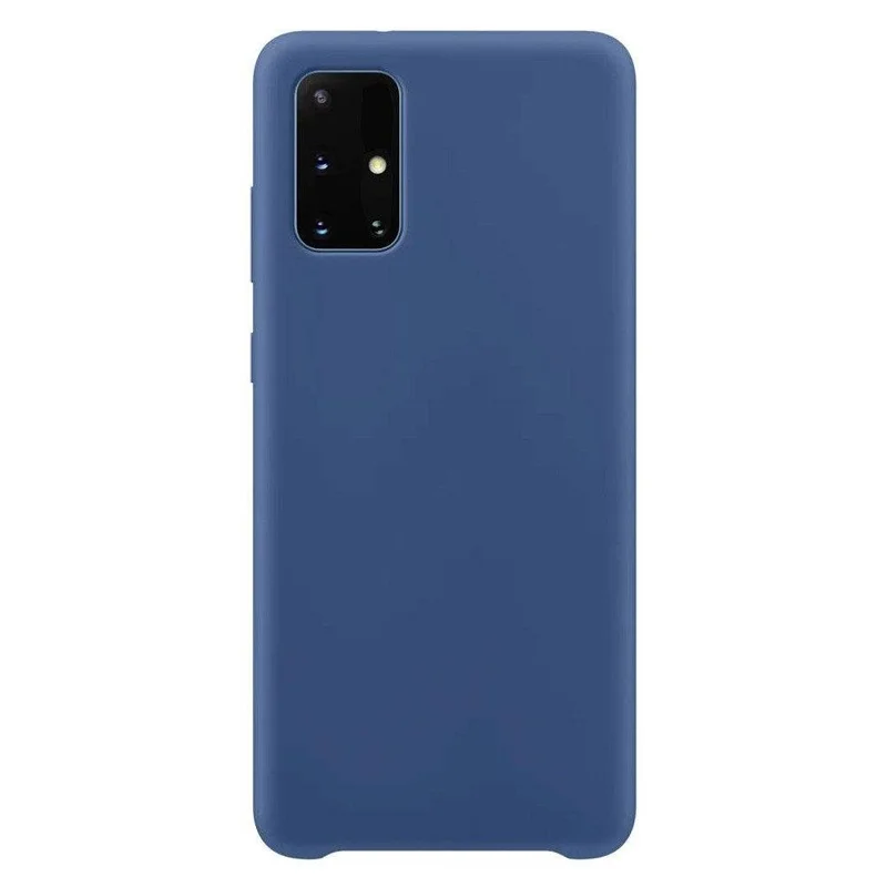 Silikonetui Mykt, fleksibelt gummideksel for Samsung Galaxy S21+ 5G (S21 Plus 5G) mørkeblå