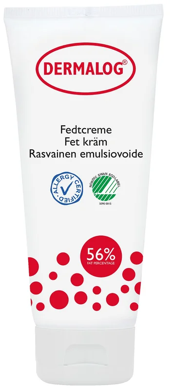 Dermalog Fedtcreme 56% uden parfume 100 ml, Medicin & Pleje, Medicin & Pleje, Eksem & Tør Hud