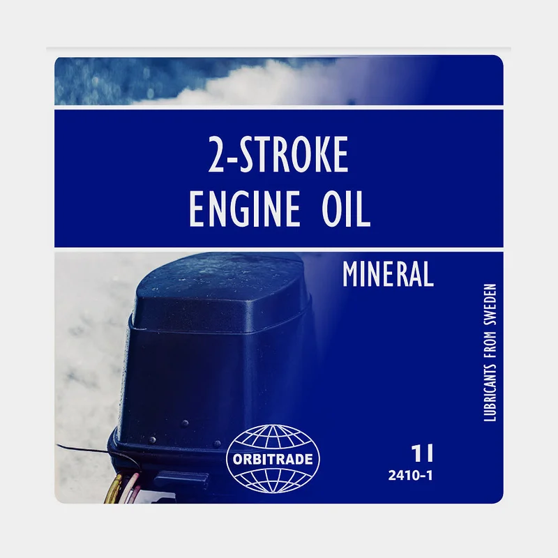 Mineralolie til 2-takt påhængsmotorer Orbitrade 2-Stroke Engine Oil, API TC & JASO FC & NMMA TC-W3, 1 liter